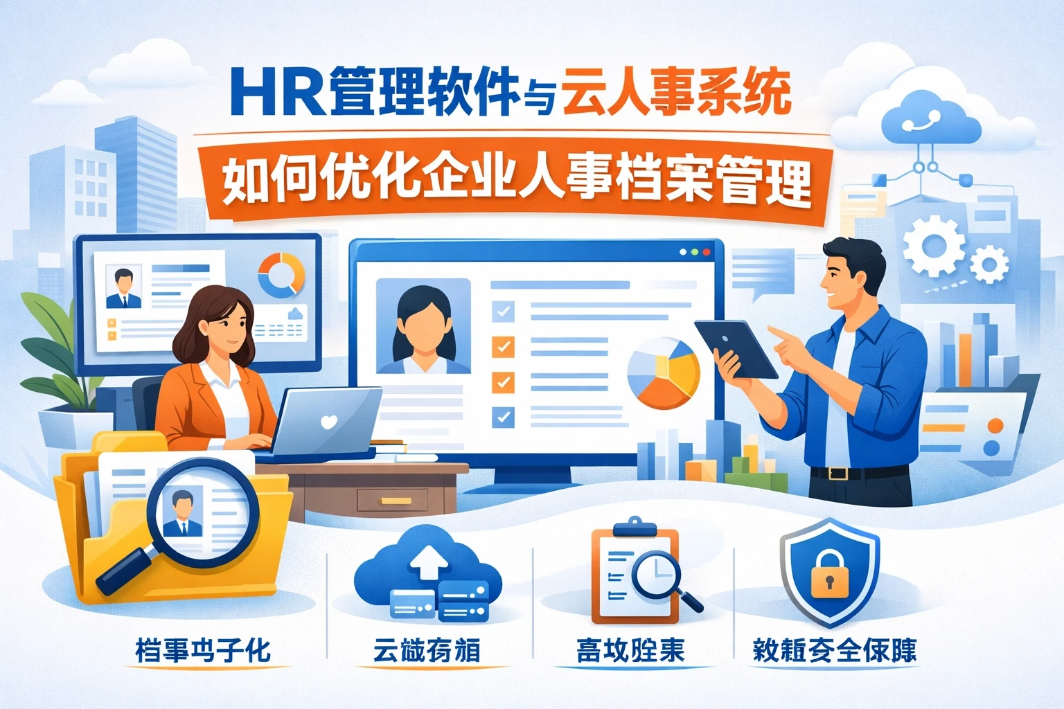 HR管理软件与云人事系统如何优化企业人事档案管理