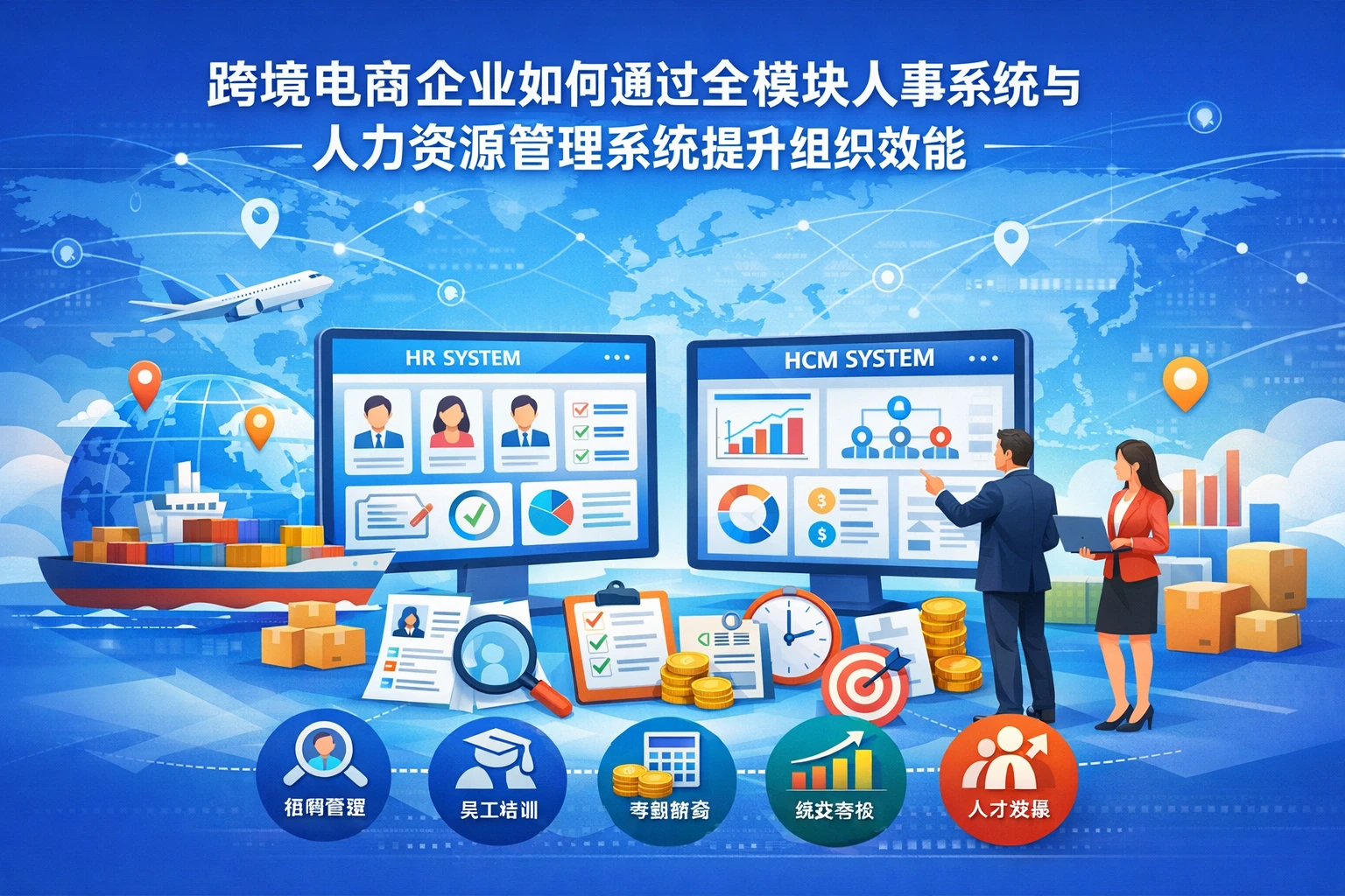 跨境电商企业如何通过全模块人事系统与人力资源管理系统提升组织效能