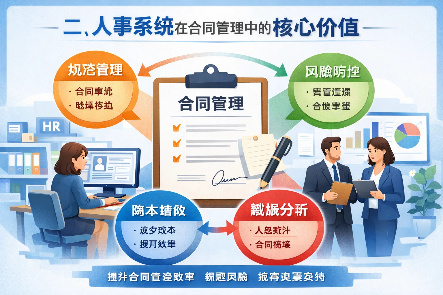 二、人事系统在合同管理中的核心价值