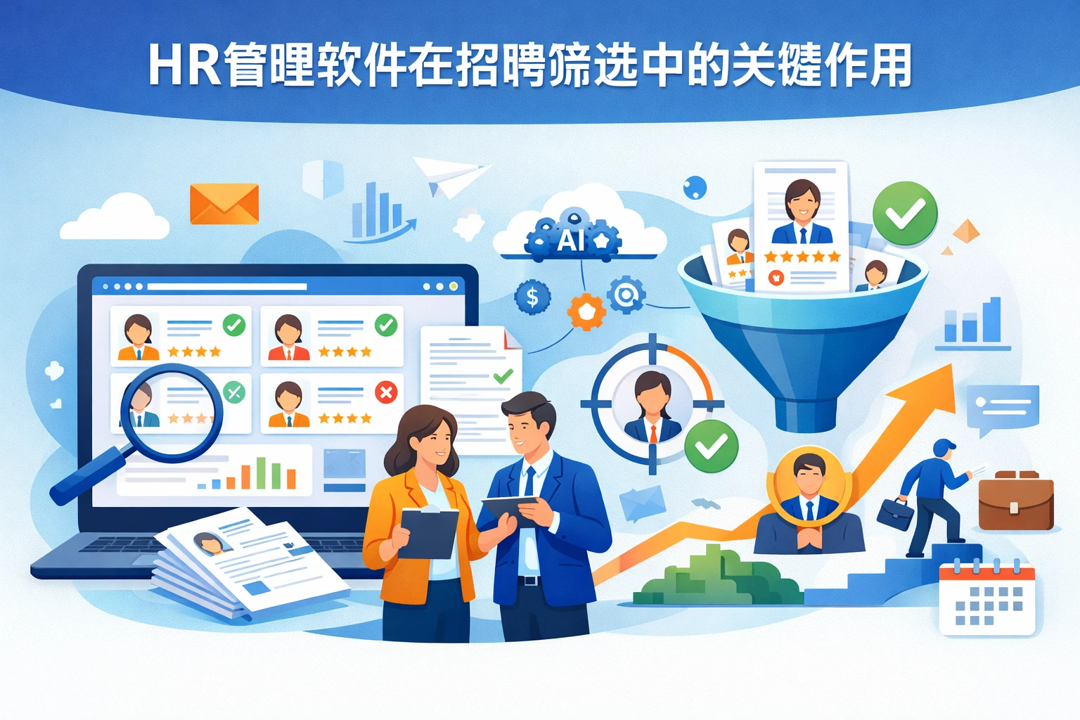 HR管理软件在招聘筛选中的关键作用