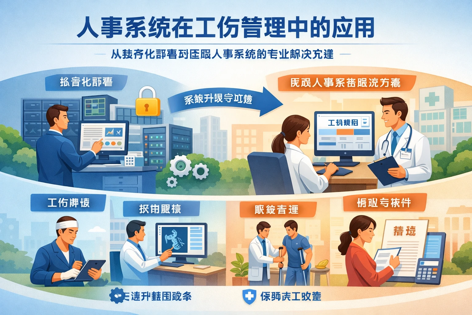 人事系统在工伤管理中的应用：从私有化部署到医院人事系统的专业解决方案