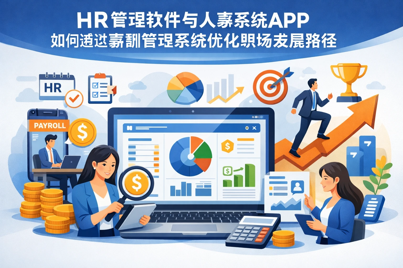 HR管理软件与人事系统APP如何通过薪酬管理系统优化职场发展路径