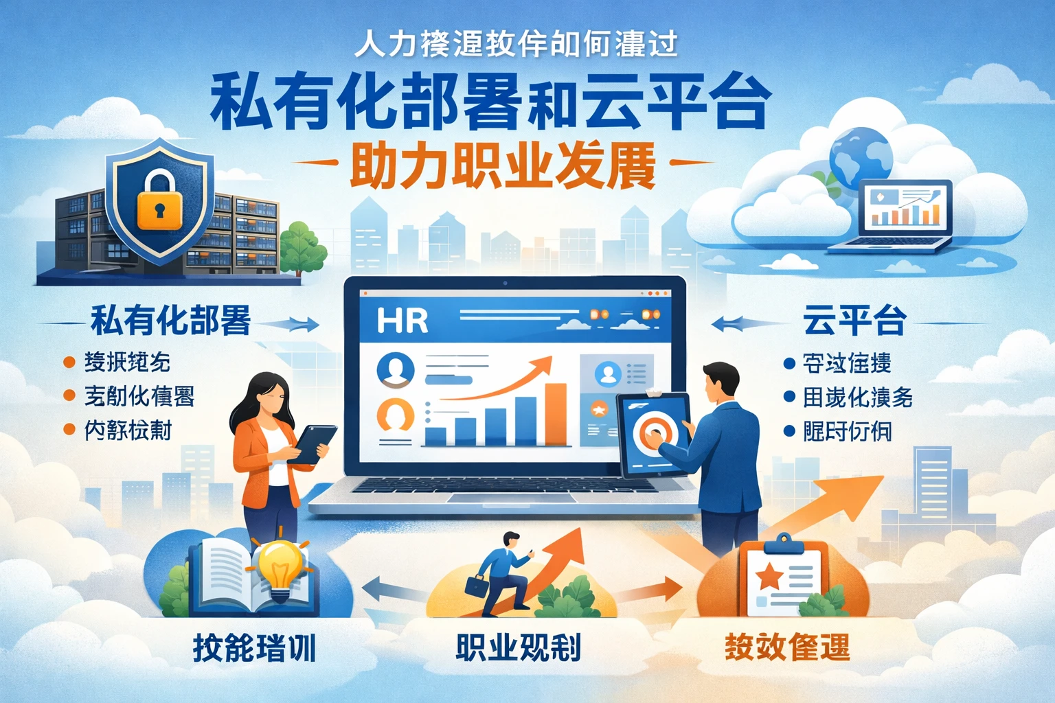 人力资源软件如何通过私有化部署和云平台助力职业发展