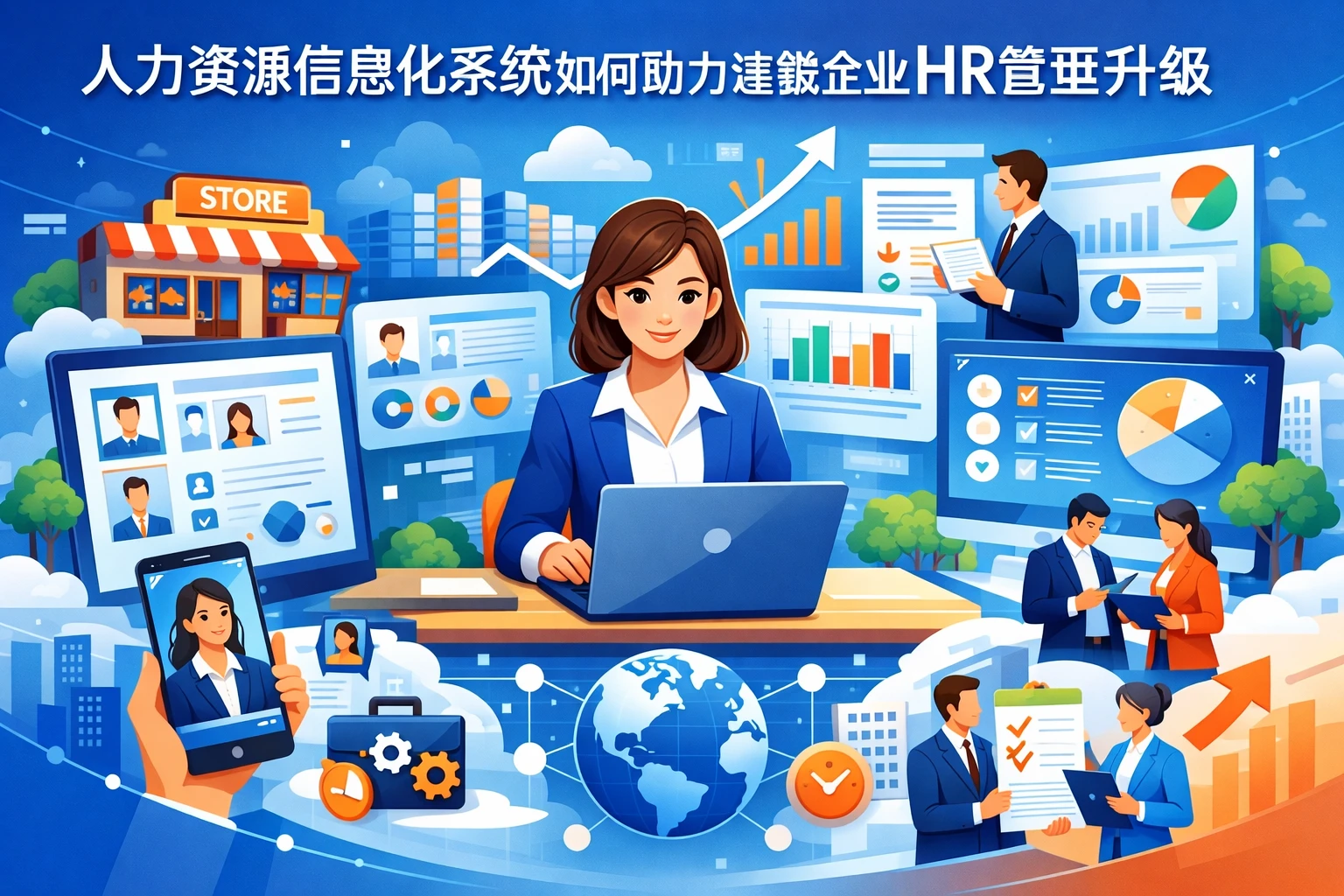 人力资源信息化系统如何助力连锁企业HR管理升级