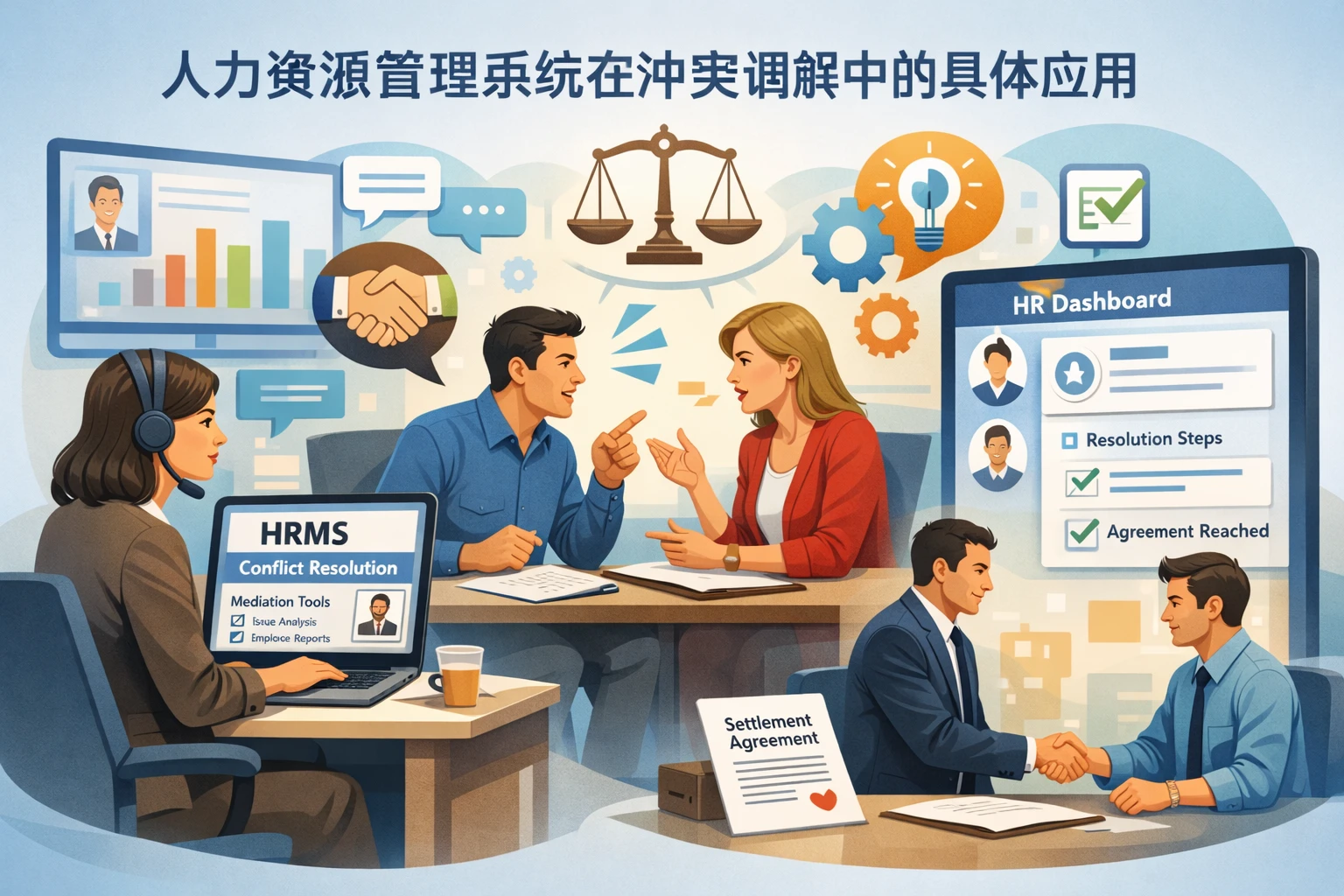 人力资源管理系统在冲突调解中的具体应用