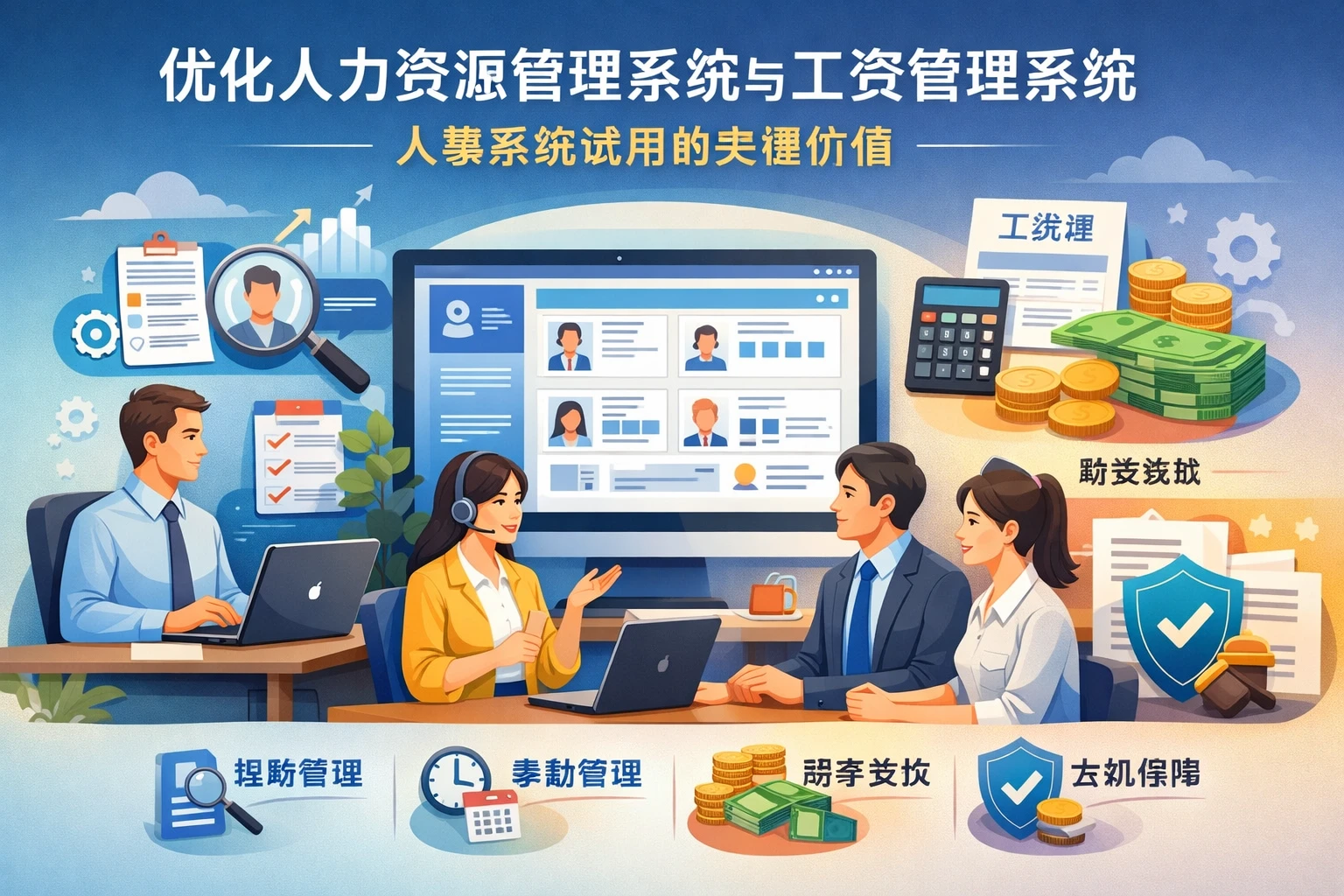 优化人力资源管理系统与工资管理系统：人事系统试用的关键价值