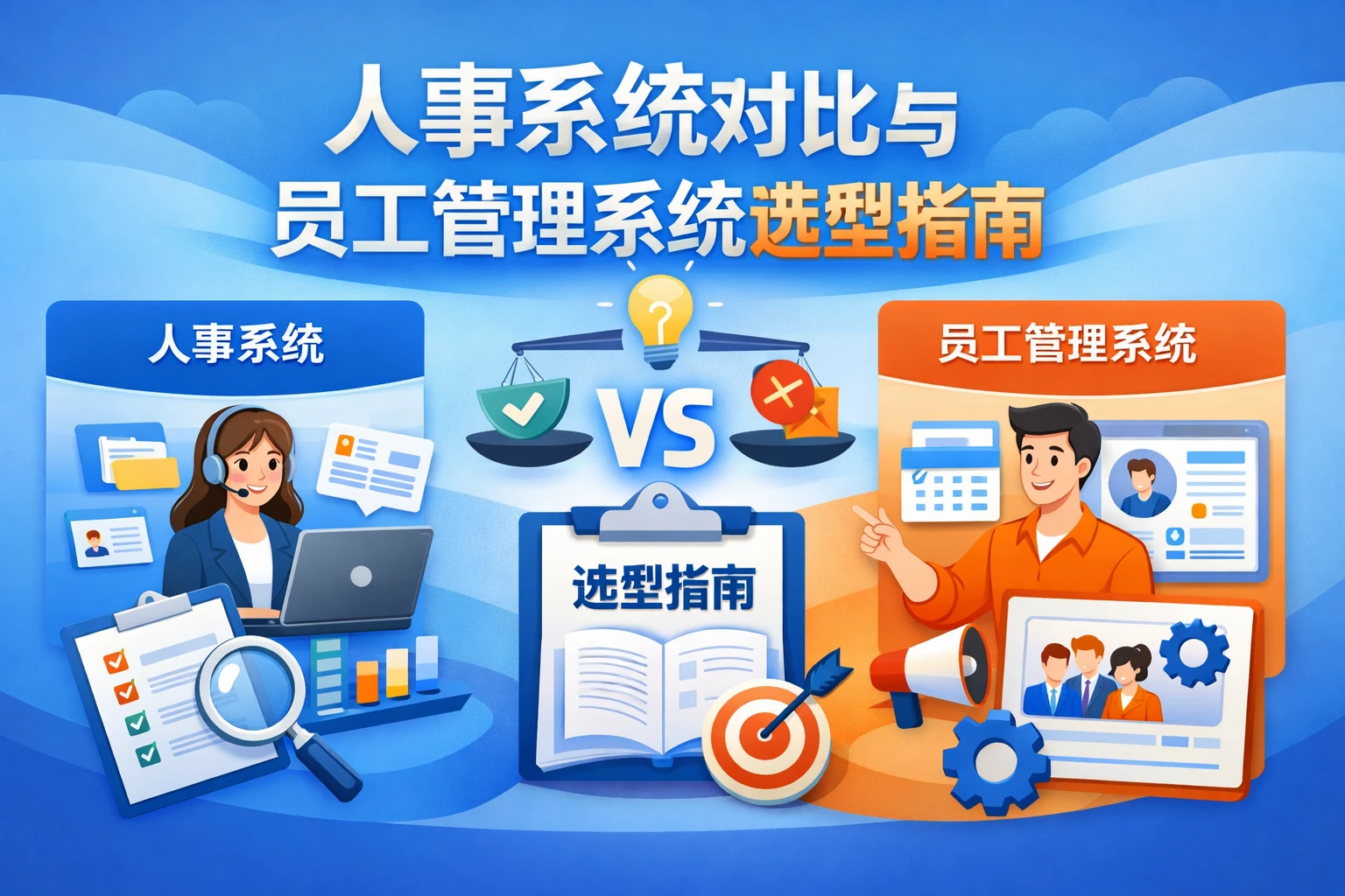 人事系统对比与员工管理系统选型指南