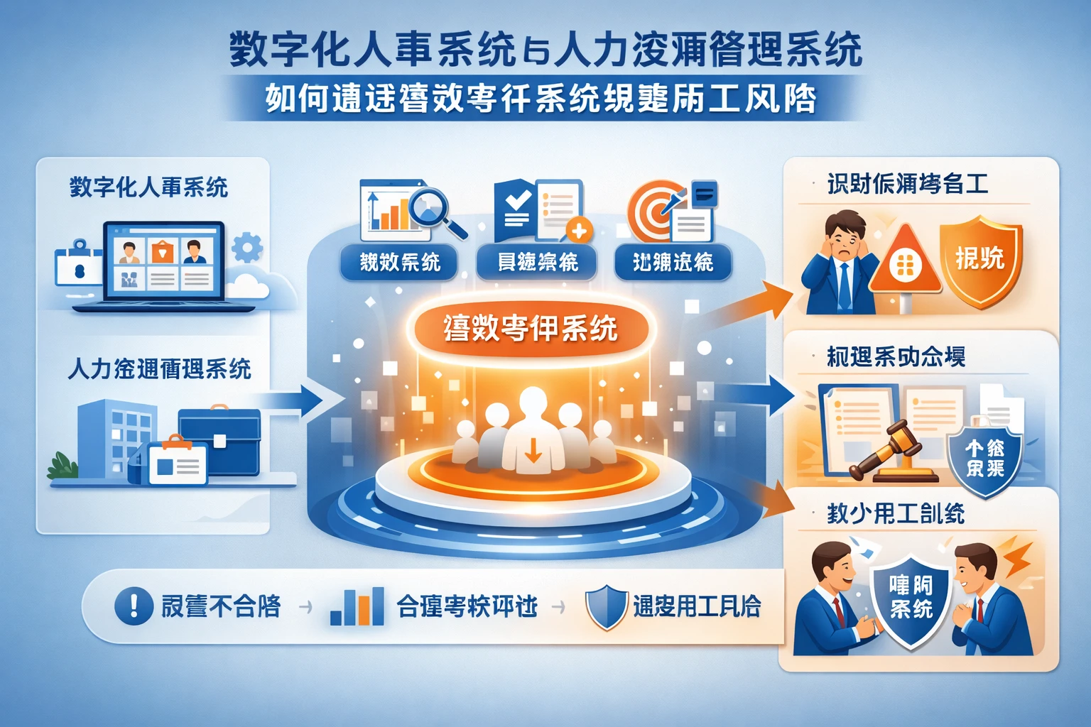 数字化人事系统与人力资源管理系统如何通过绩效考评系统规避用工风险