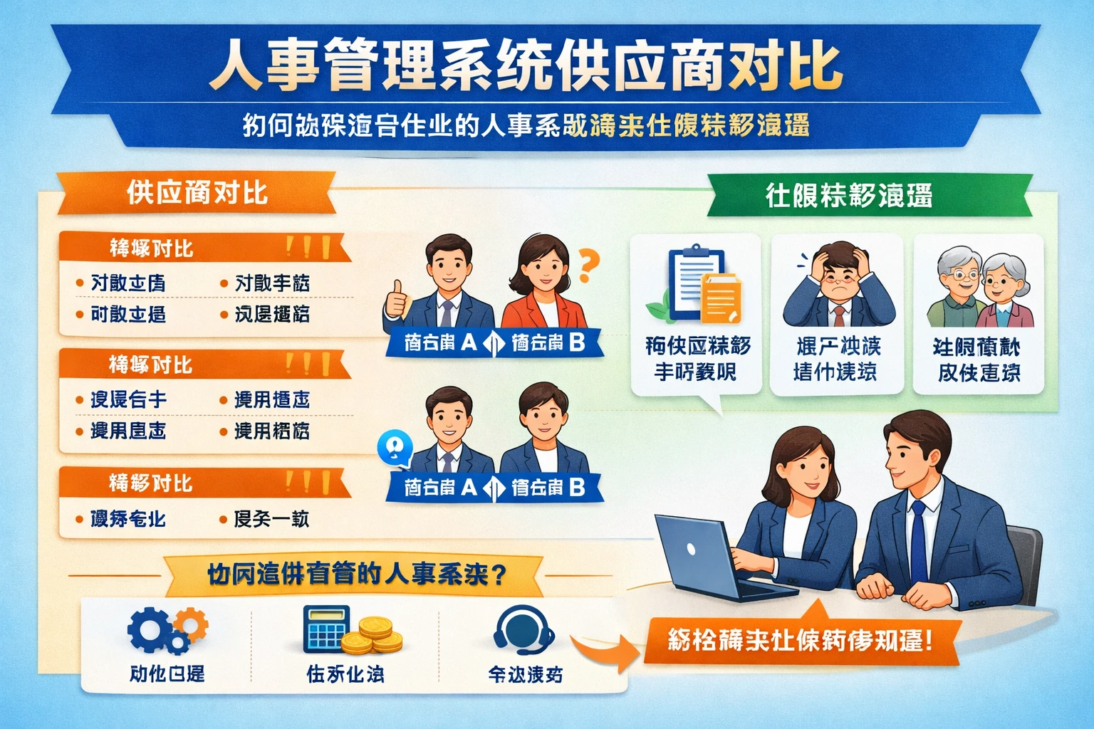 人事管理系统供应商对比：如何选择适合企业的人事系统解决社保转移难题