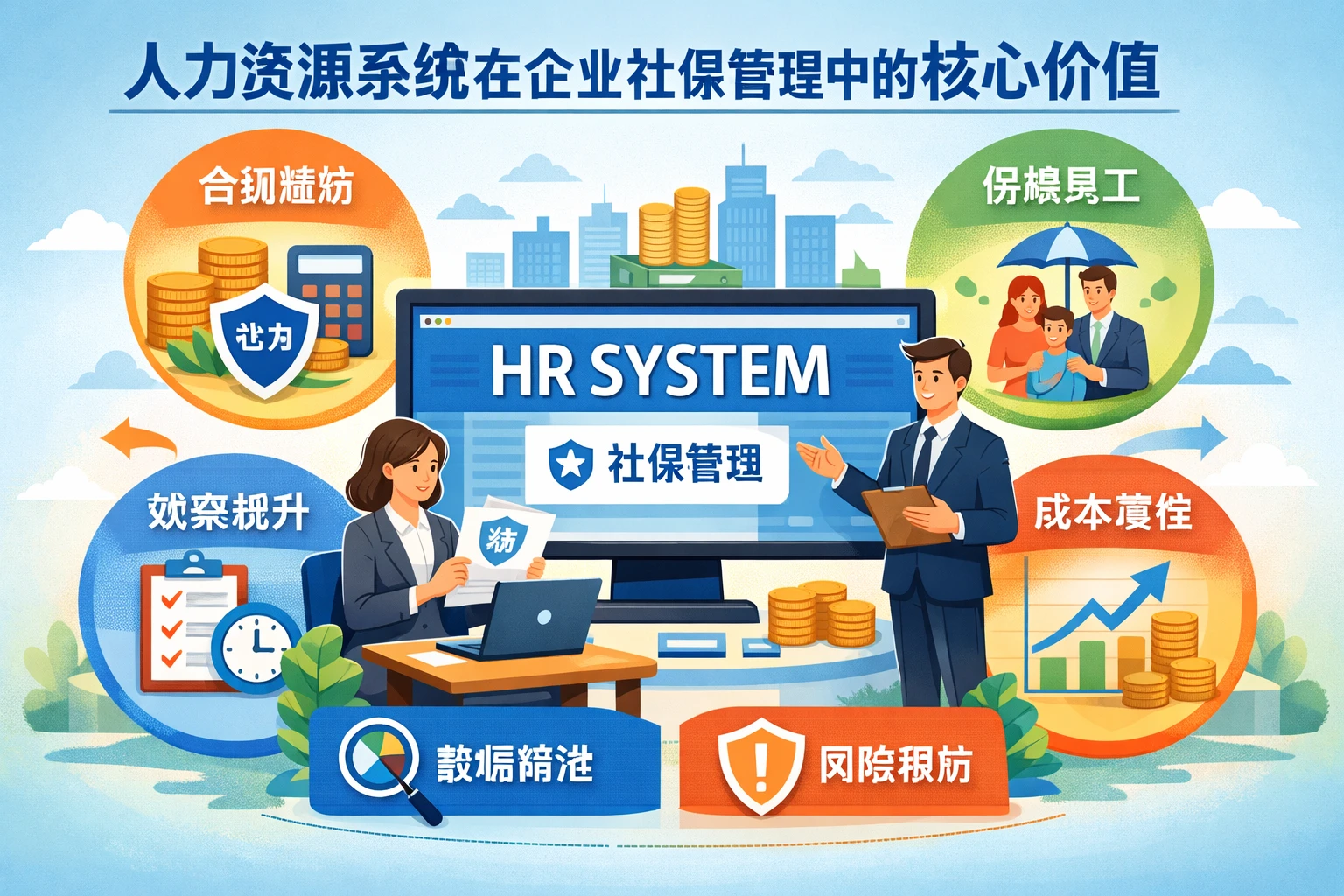 人力资源系统在企业社保管理中的核心价值