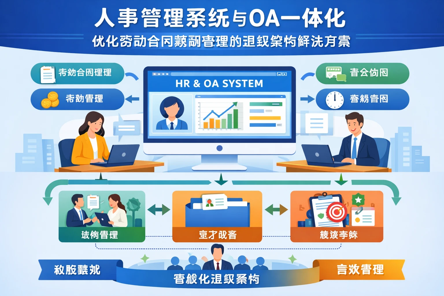 人事管理系统与OA一体化：优化劳动合同薪酬管理的组织架构解决方案