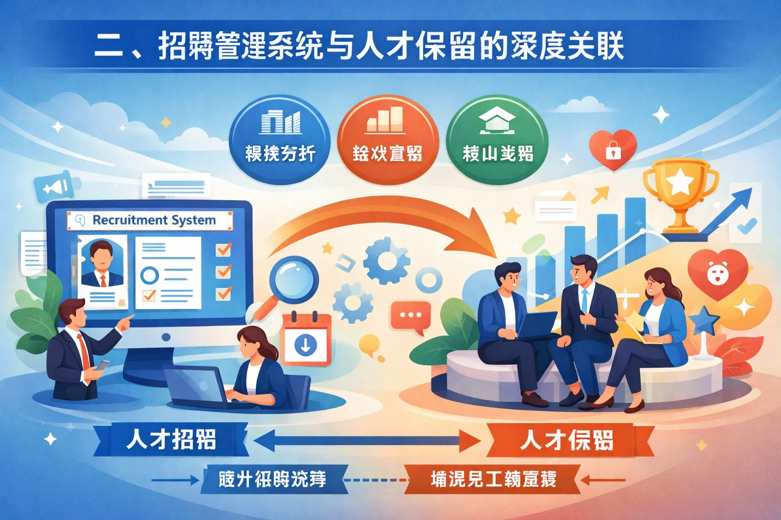 二、招聘管理系统与人才保留的深度关联