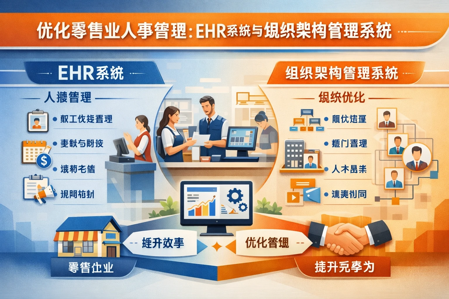 优化零售业人事管理：EHR系统与组织架构管理系统的关键作用