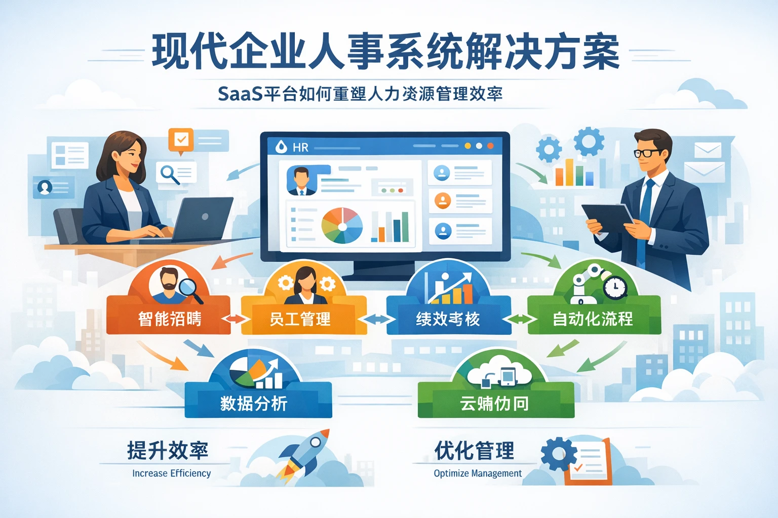 现代企业人事系统解决方案：SaaS平台如何重塑人力资源管理效率