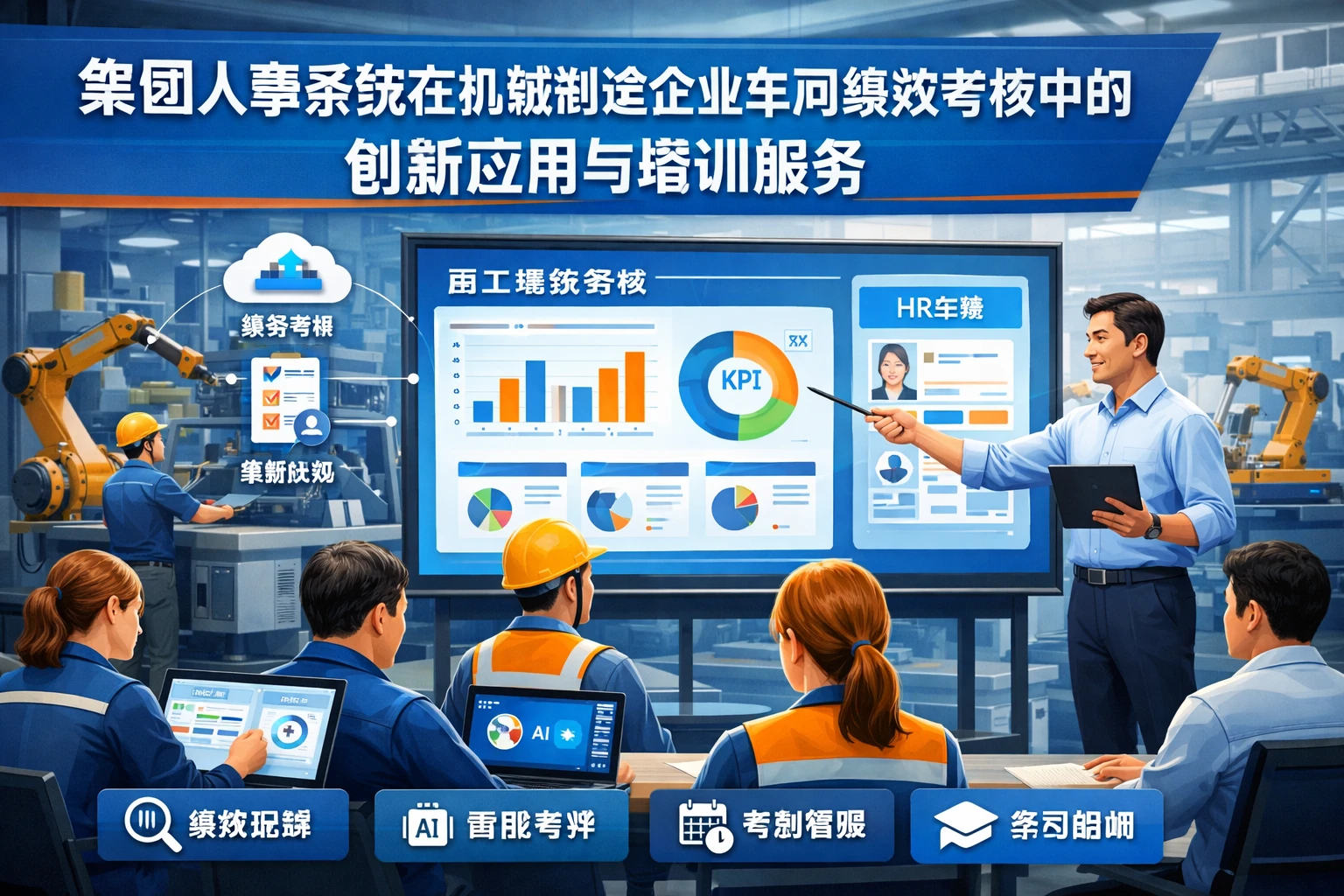 集团人事系统在机械制造企业车间绩效考核中的创新应用与培训服务