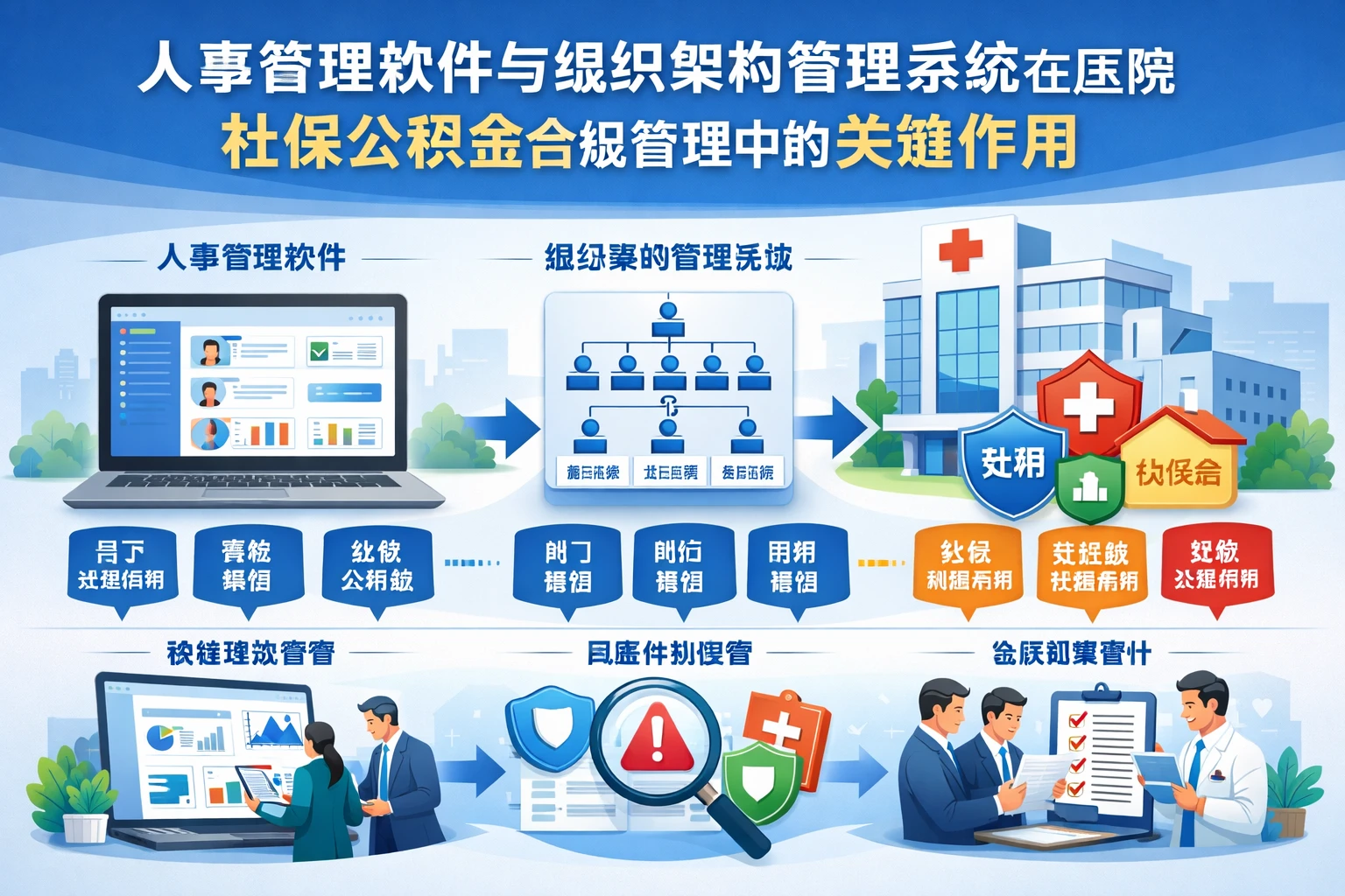 人事管理软件与组织架构管理系统在医院社保公积金合规管理中的关键作用