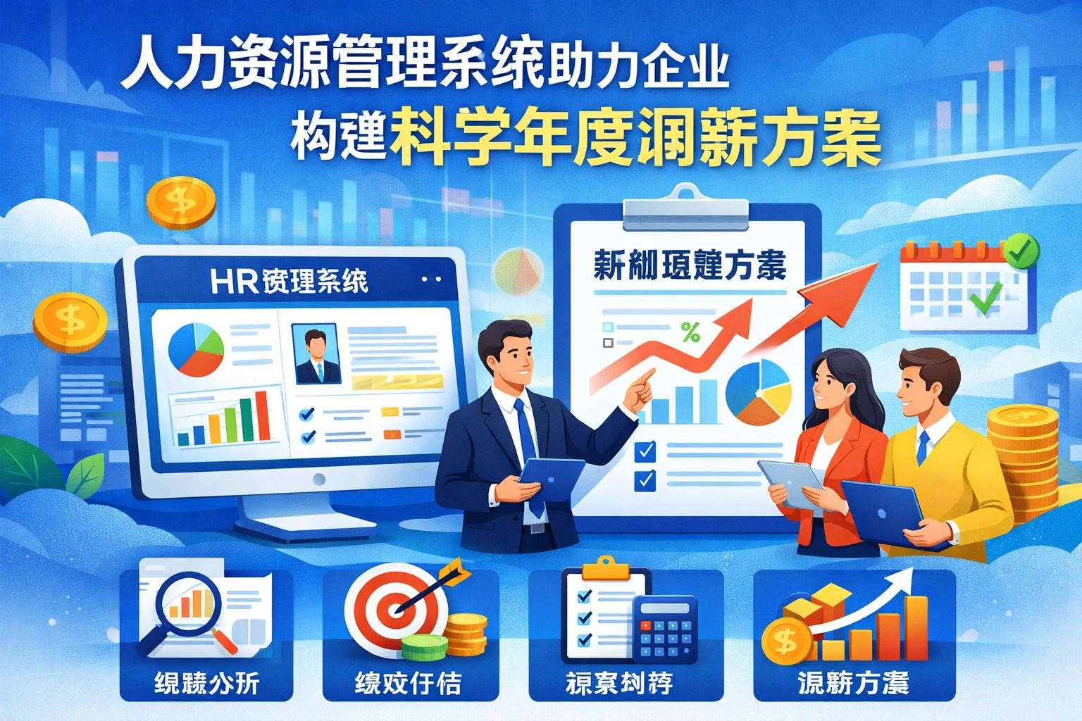 人力资源管理系统助力企业构建科学年度调薪方案