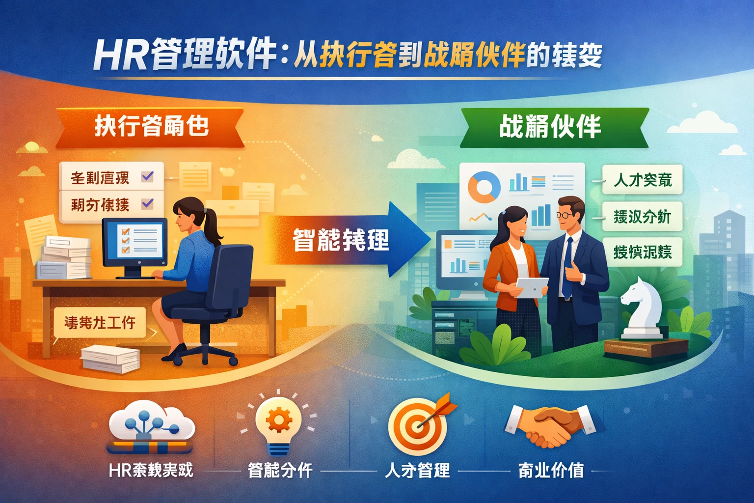 HR管理软件：从执行者到战略伙伴的转变
