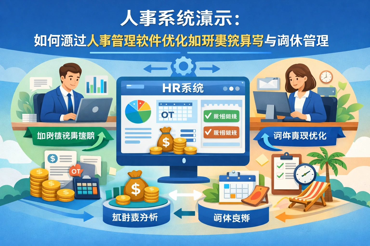 人事系统演示：如何通过人事管理软件优化加班费预算与调休管理