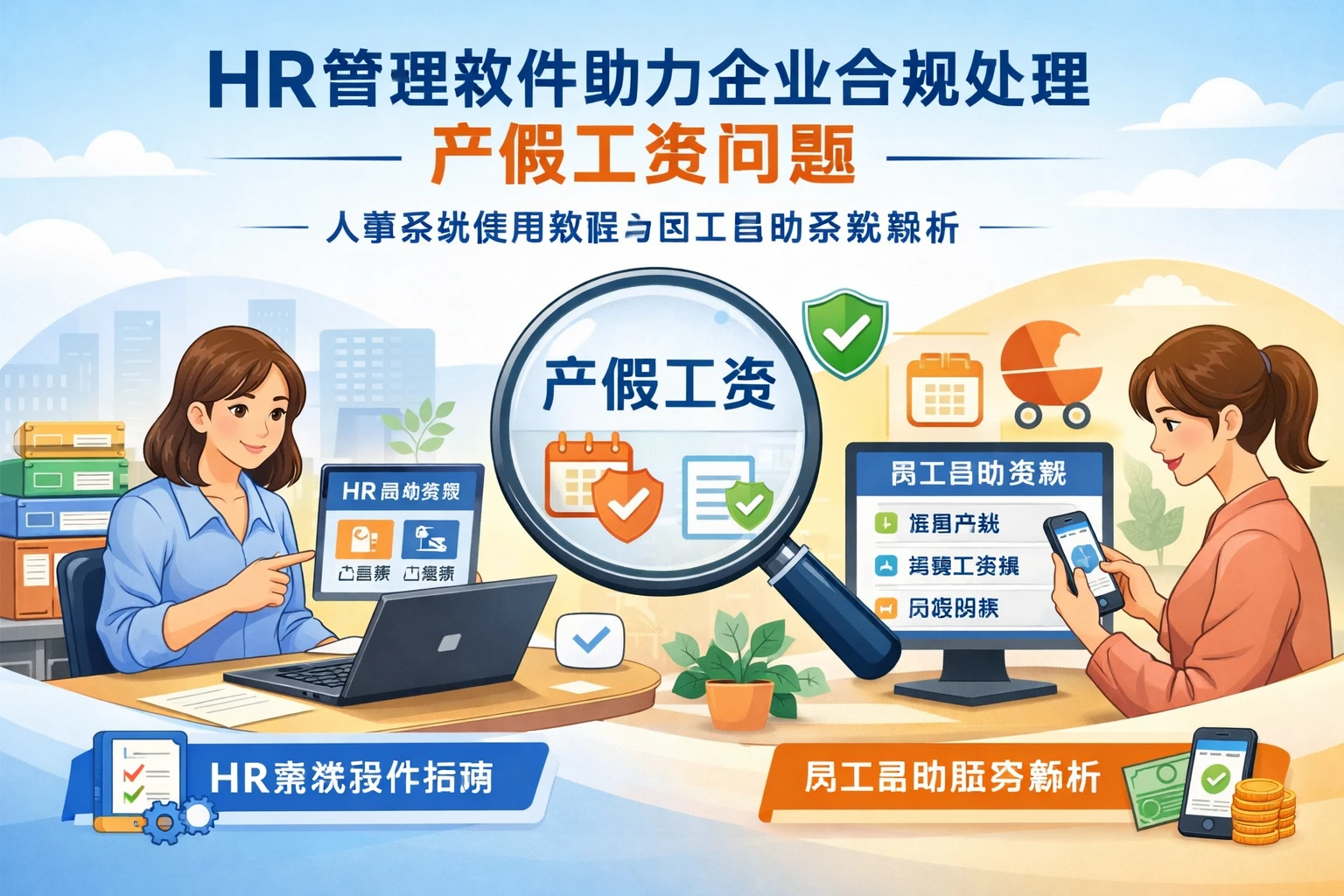 HR管理软件助力企业合规处理产假工资问题:人事系统使用教程与员工自助系统解析