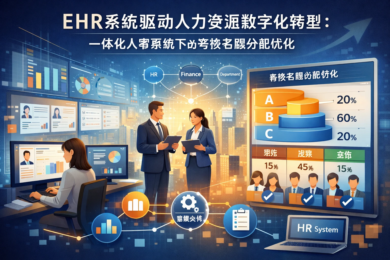 EHR系统驱动人力资源数字化转型：一体化人事系统下的考核名额分配优化