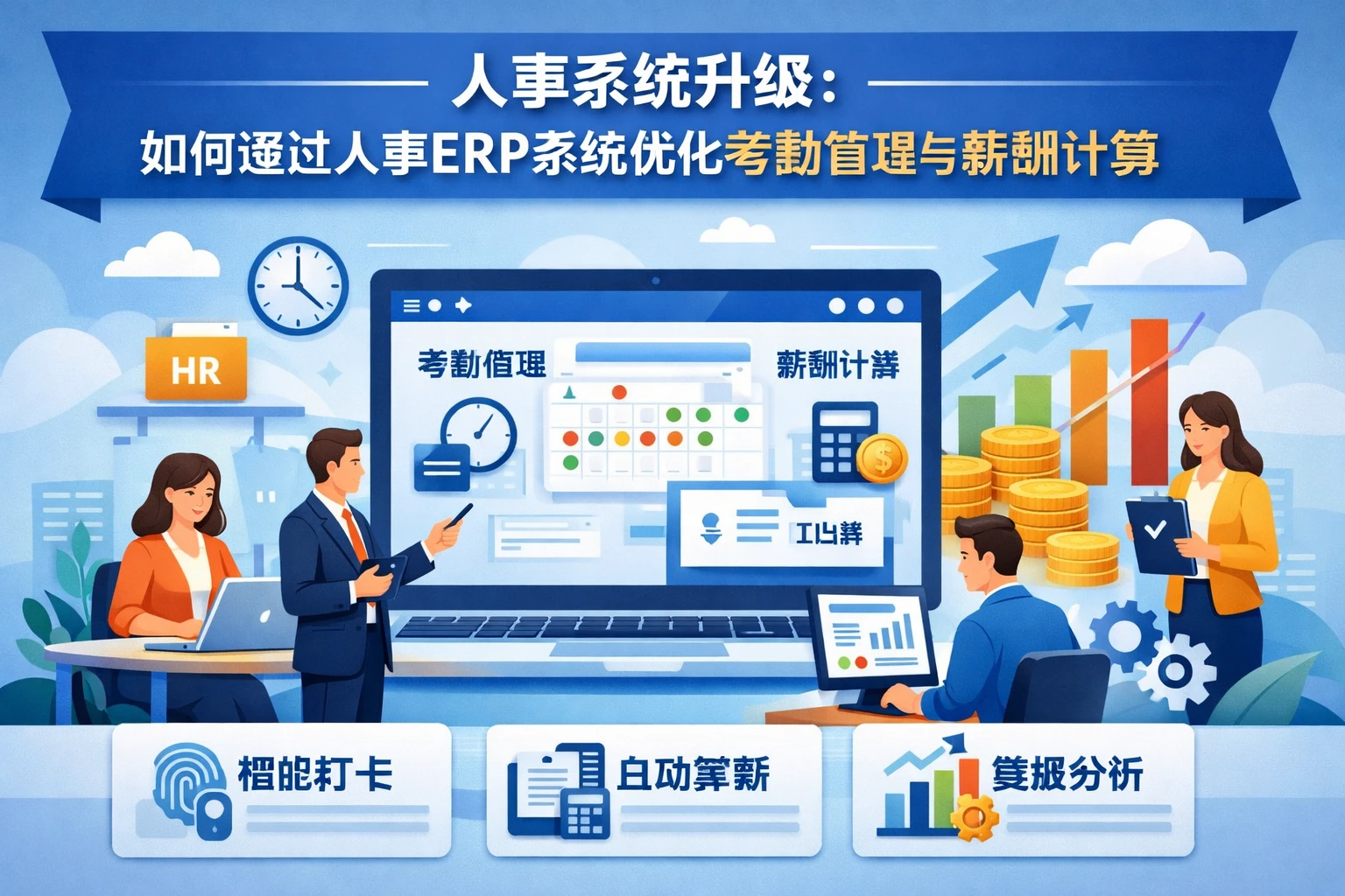 人事系统升级：如何通过人事ERP系统优化考勤管理与薪酬计算