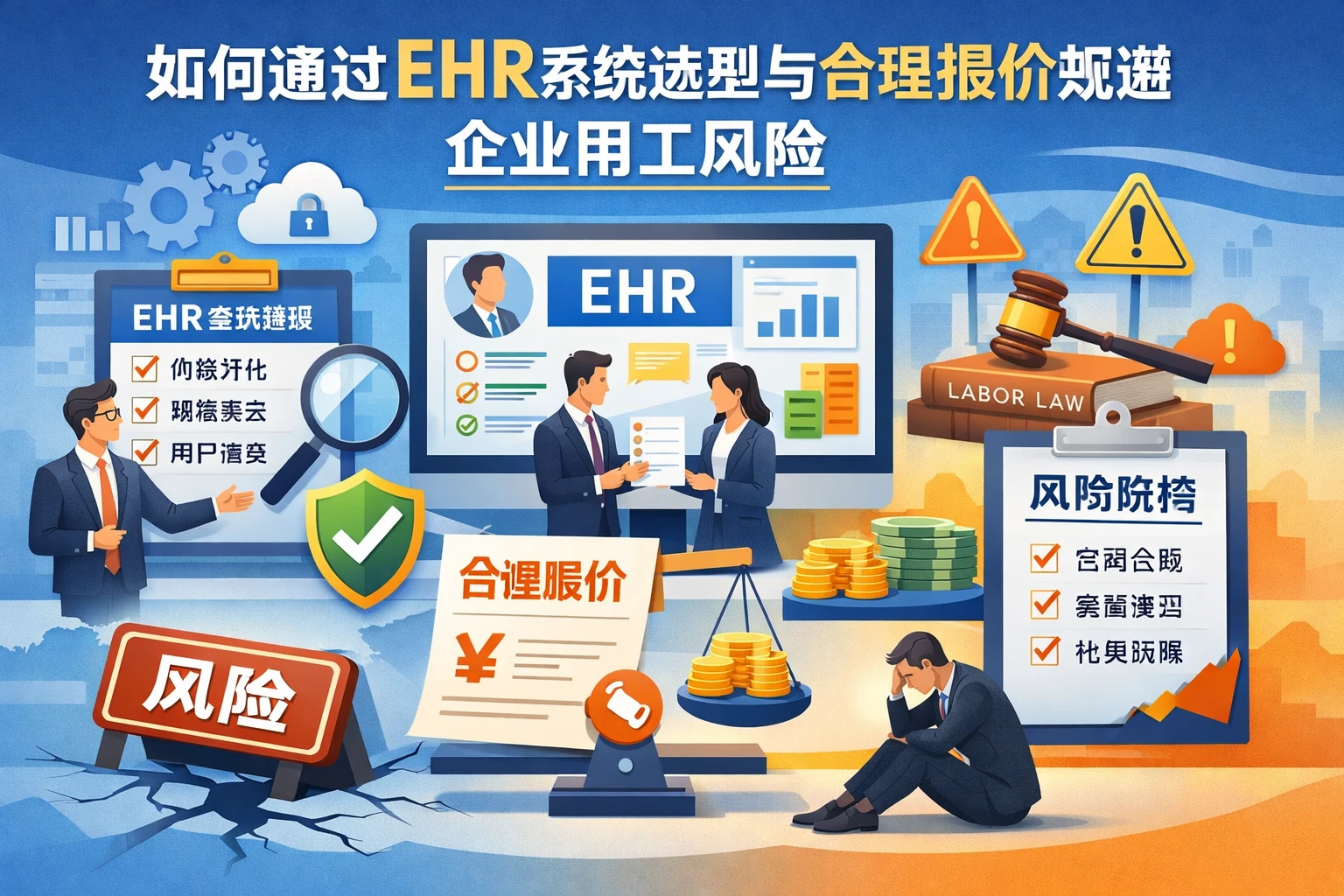 如何通过EHR系统选型与合理报价规避企业用工风险