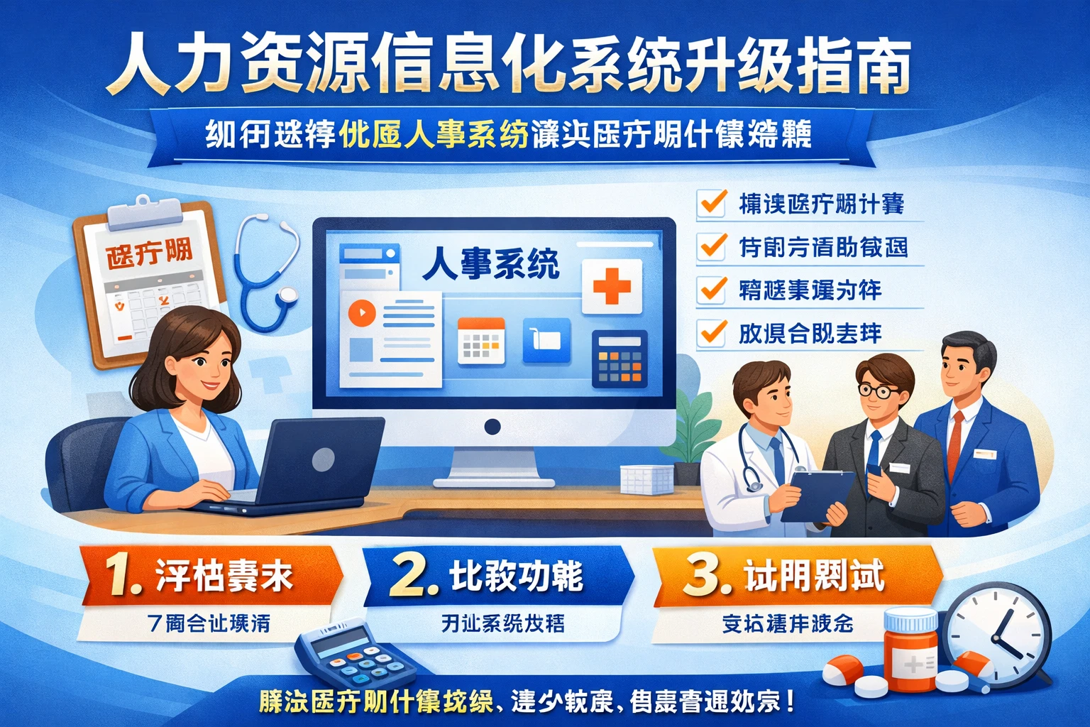 人力资源信息化系统升级指南：如何选择优质人事系统解决医疗期计算难题