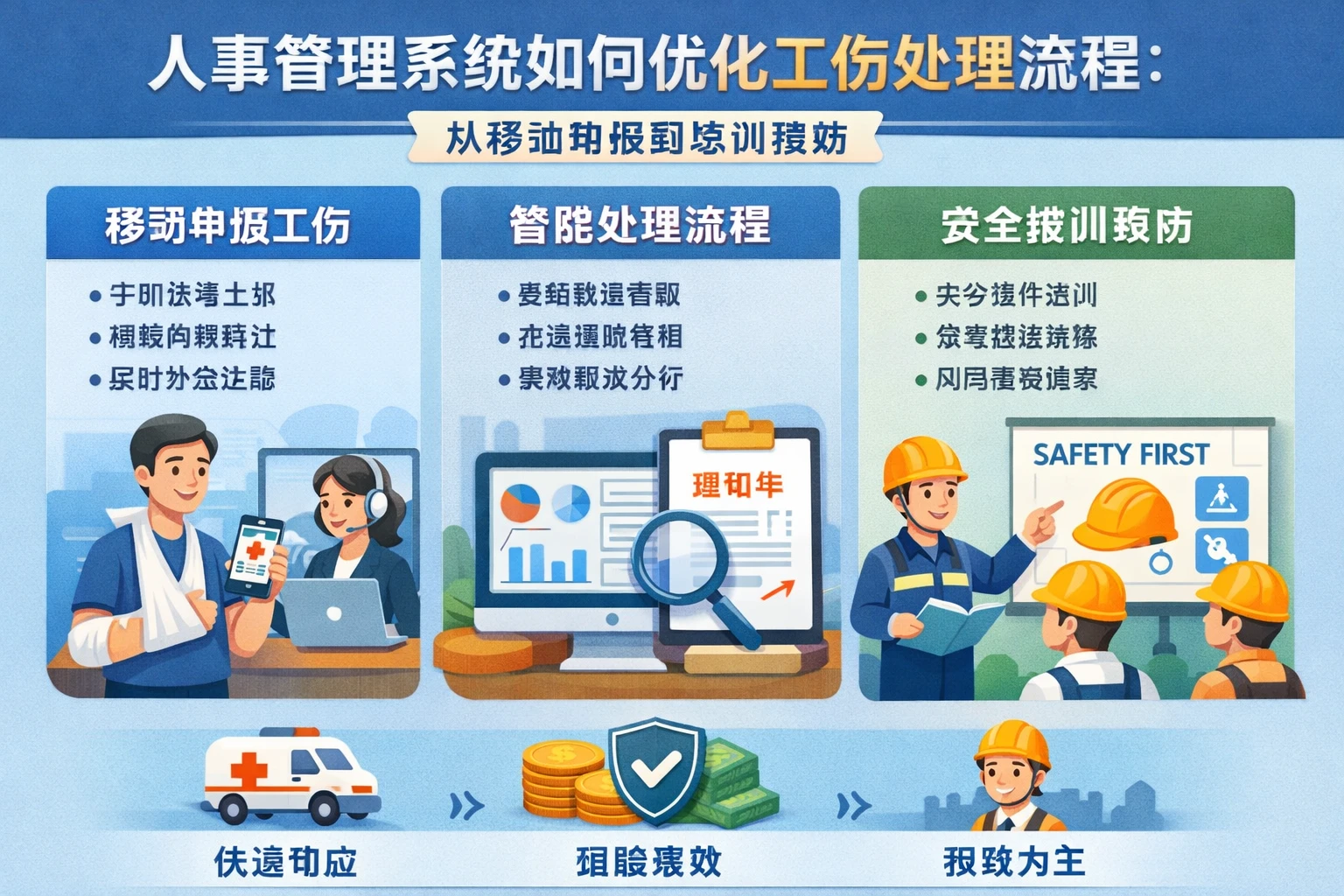 人事管理系统如何优化工伤处理流程：从移动申报到培训预防