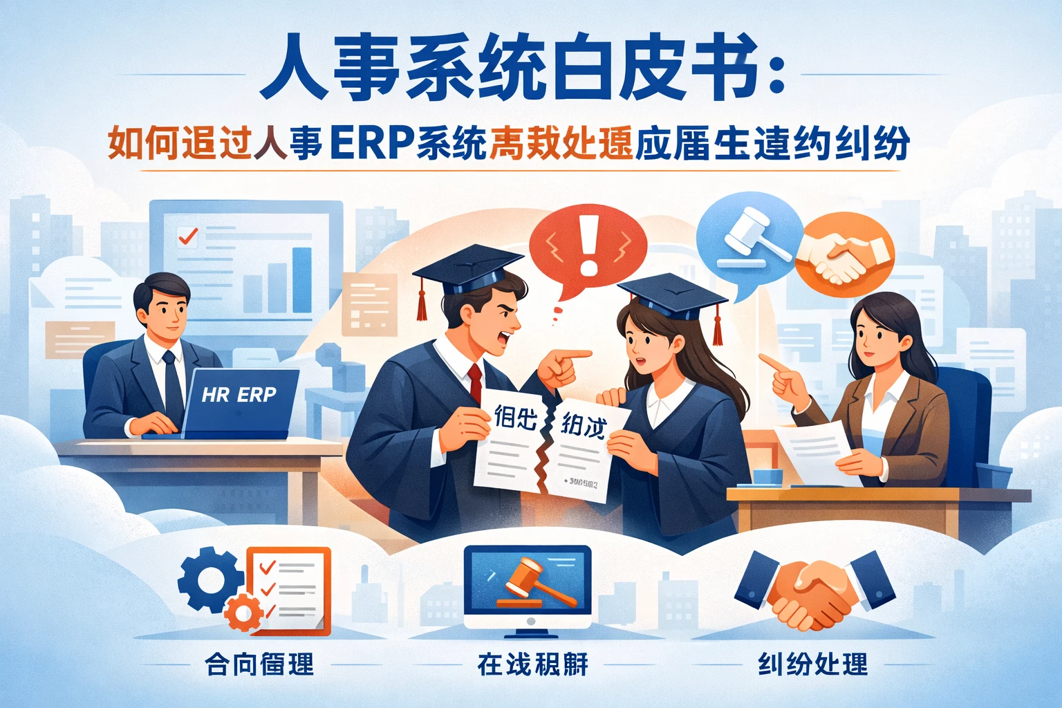 人事系统白皮书：如何通过人事ERP系统高效处理应届生违约纠纷