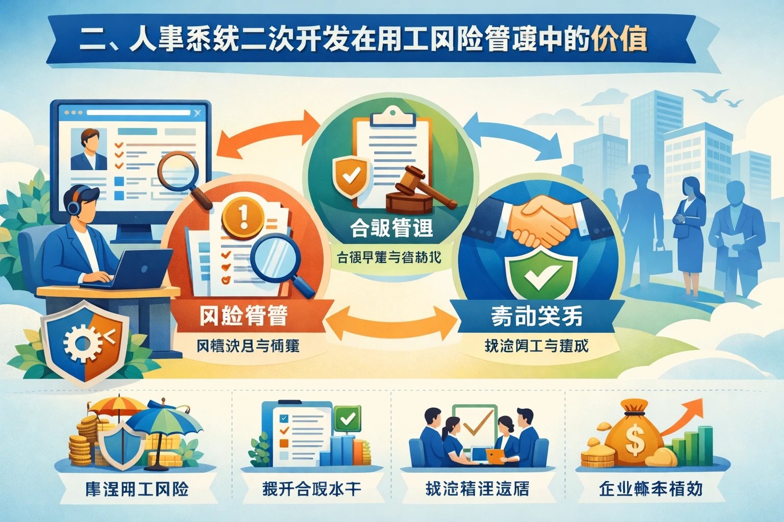 二、人事系统二次开发在用工风险管理中的价值
