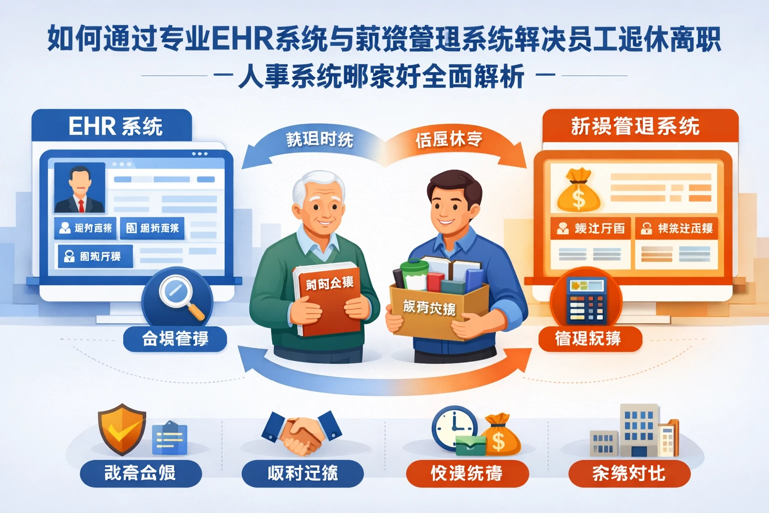 如何通过专业ehr系统与薪资管理系统解决员工退休离职难题 - 人事系统哪家好全面解析
