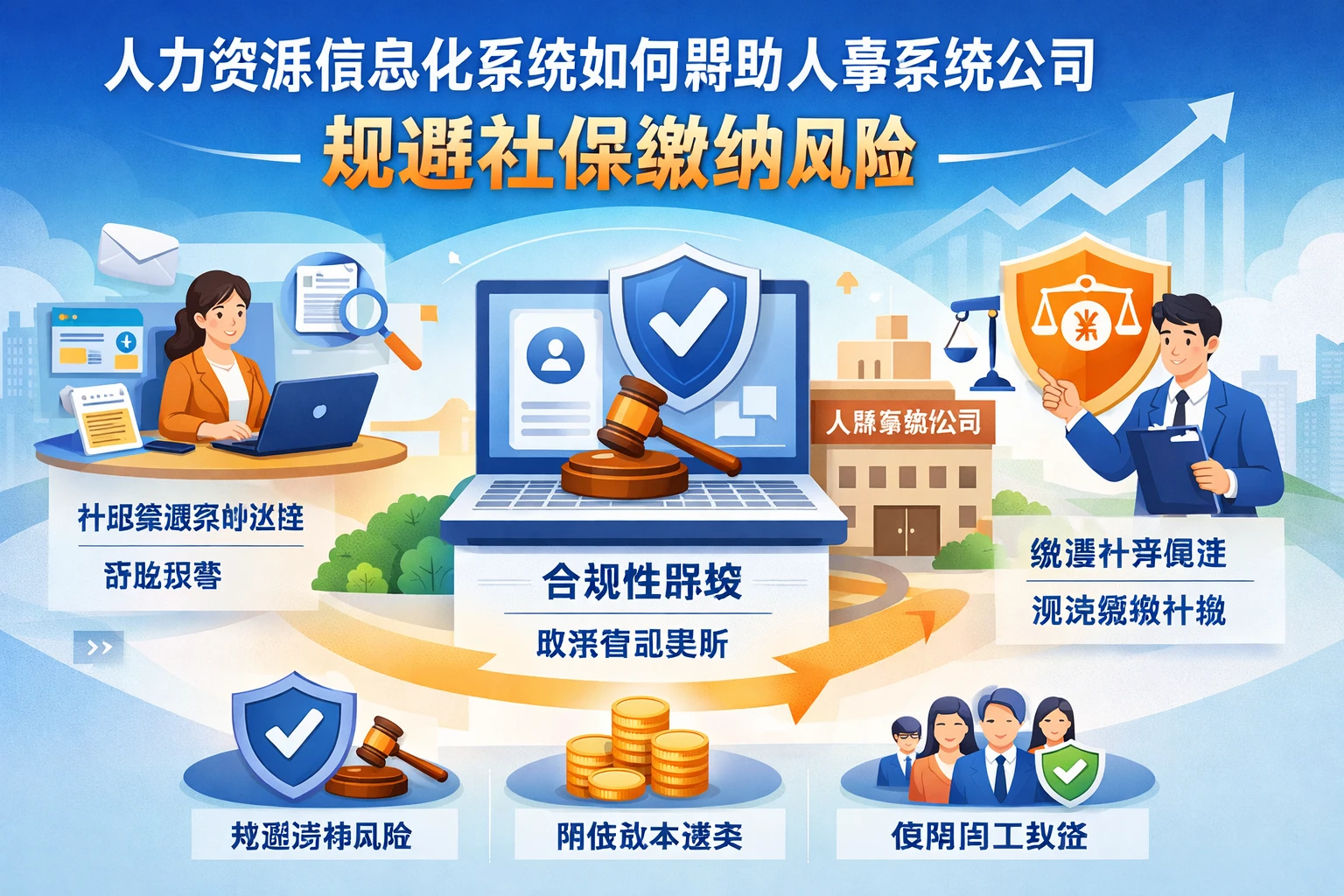 人力资源信息化系统如何帮助人事系统公司规避社保缴纳风险