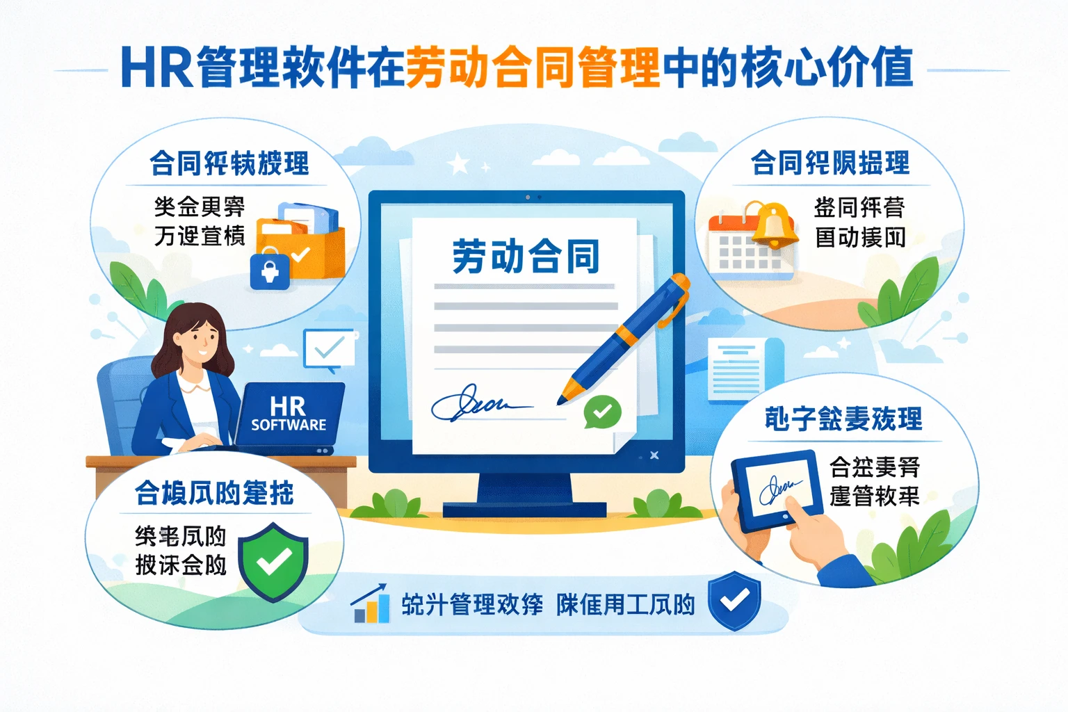 HR管理软件在劳动合同管理中的核心价值