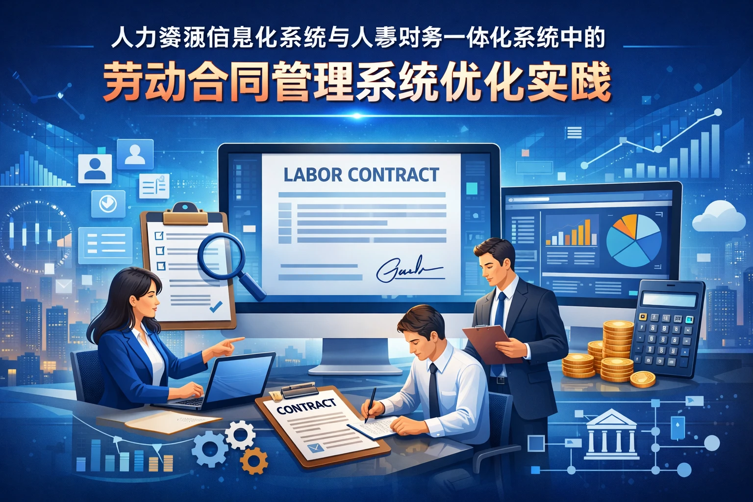 人力资源信息化系统与人事财务一体化系统中的劳动合同管理系统优化实践