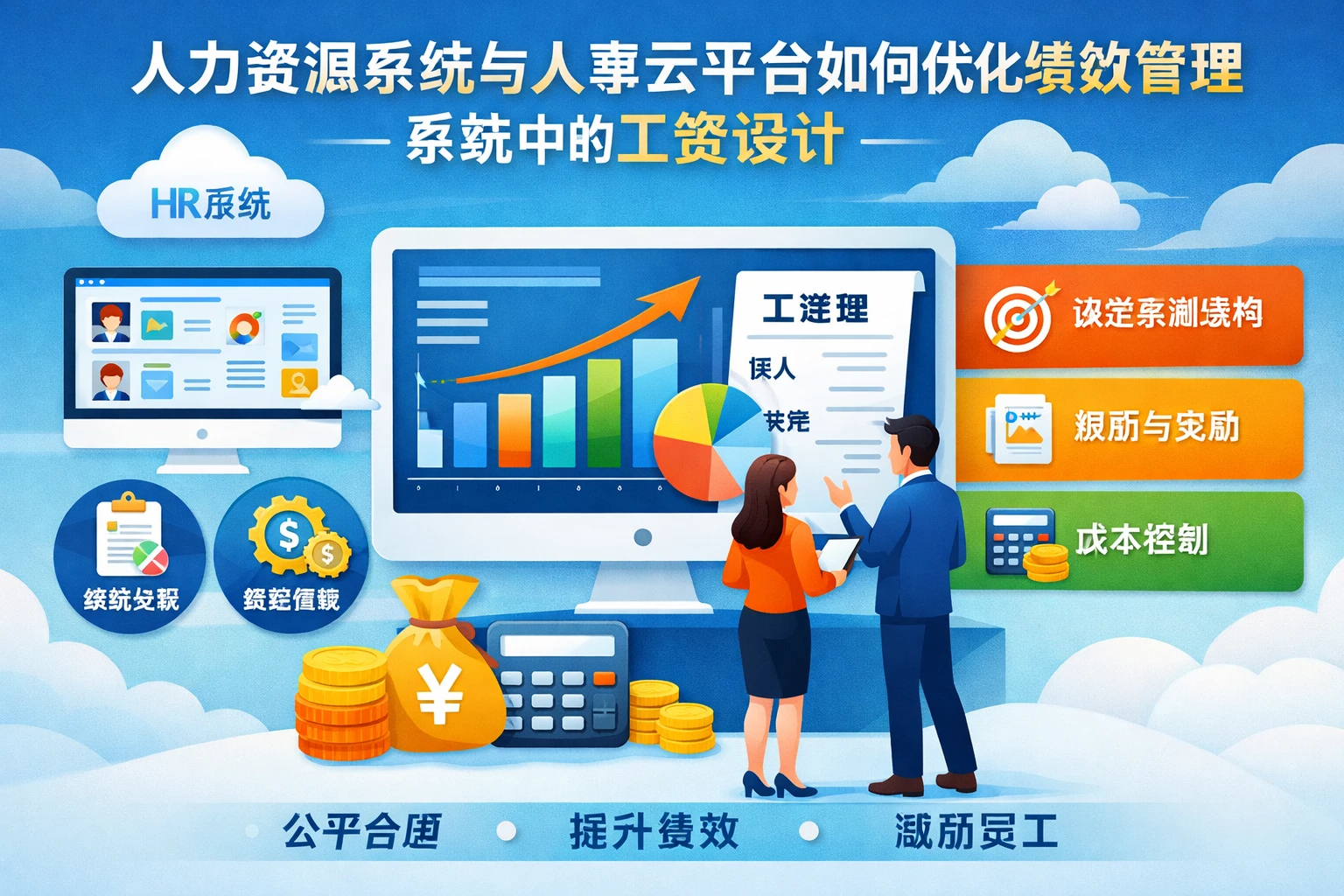 人力资源系统与人事云平台如何优化绩效管理系统中的工资设计