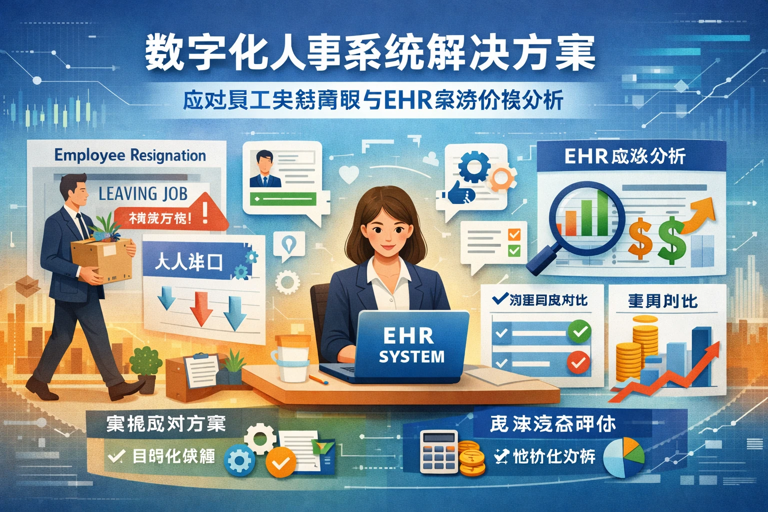 数字化人事系统解决方案：应对员工突然离职与EHR系统价格分析
