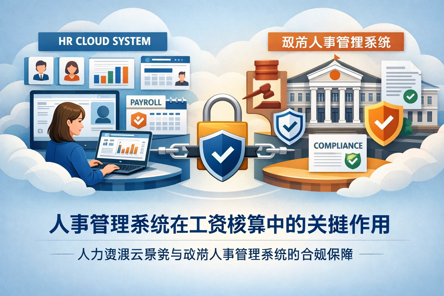 人事管理系统在工资核算中的关键作用:人力资源云系统与政府人事管理系统的合规保障