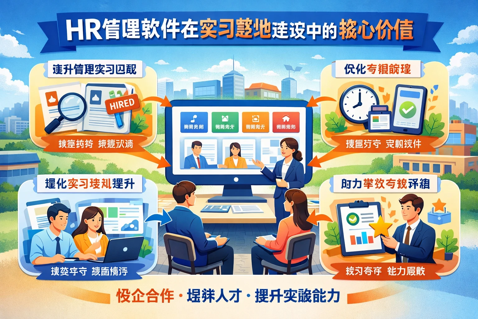 HR管理软件在实习基地建设中的核心价值