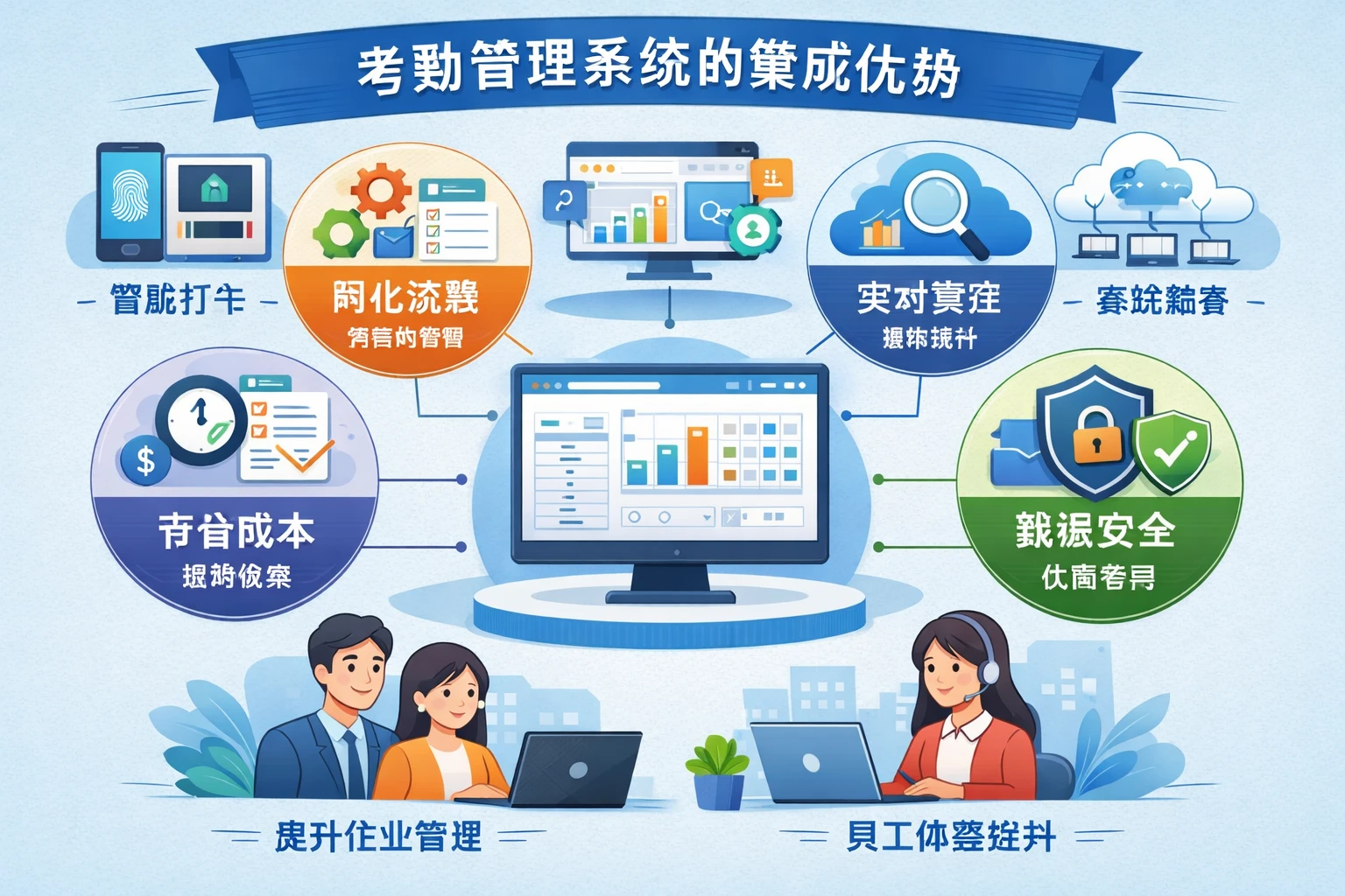 考勤管理系统的集成优势