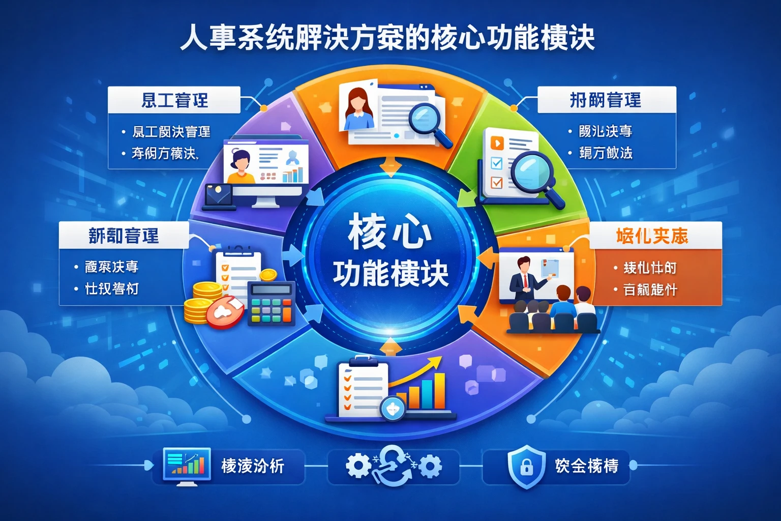 人事系统解决方案的核心功能模块
