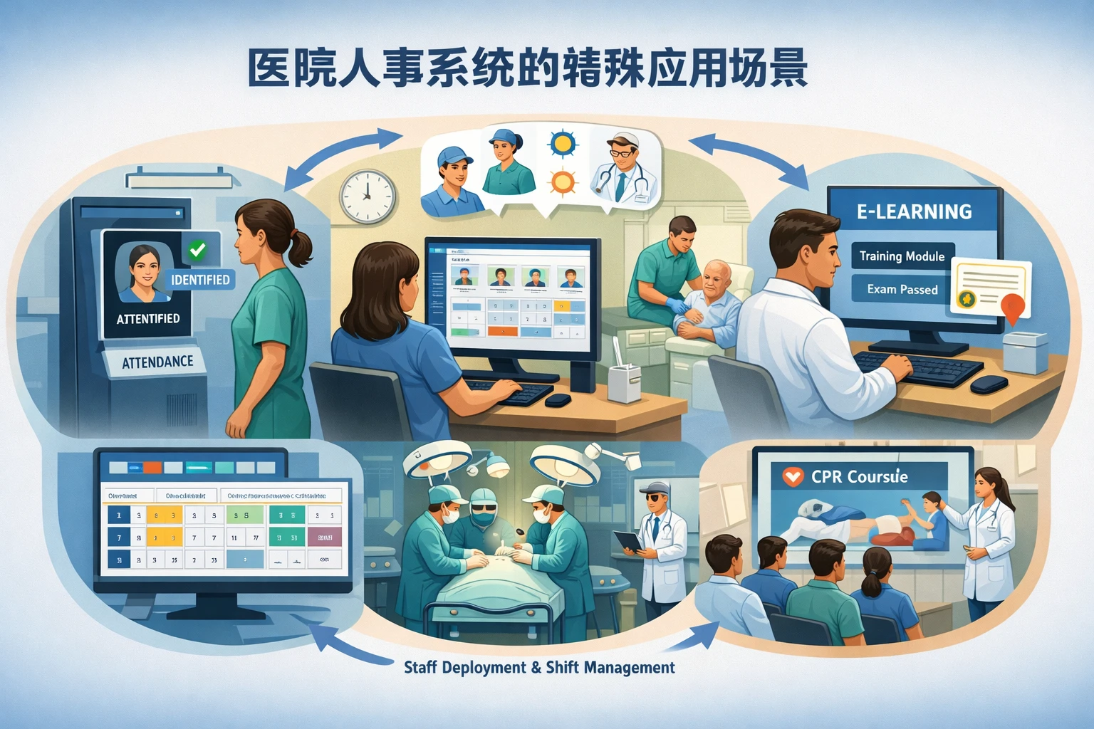 医院人事系统的特殊应用场景