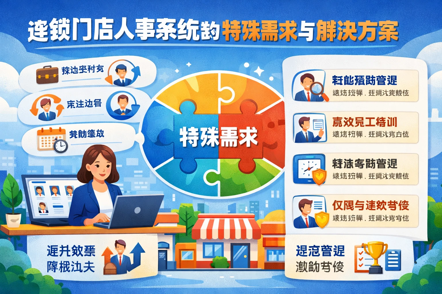 连锁门店人事系统的特殊需求与解决方案