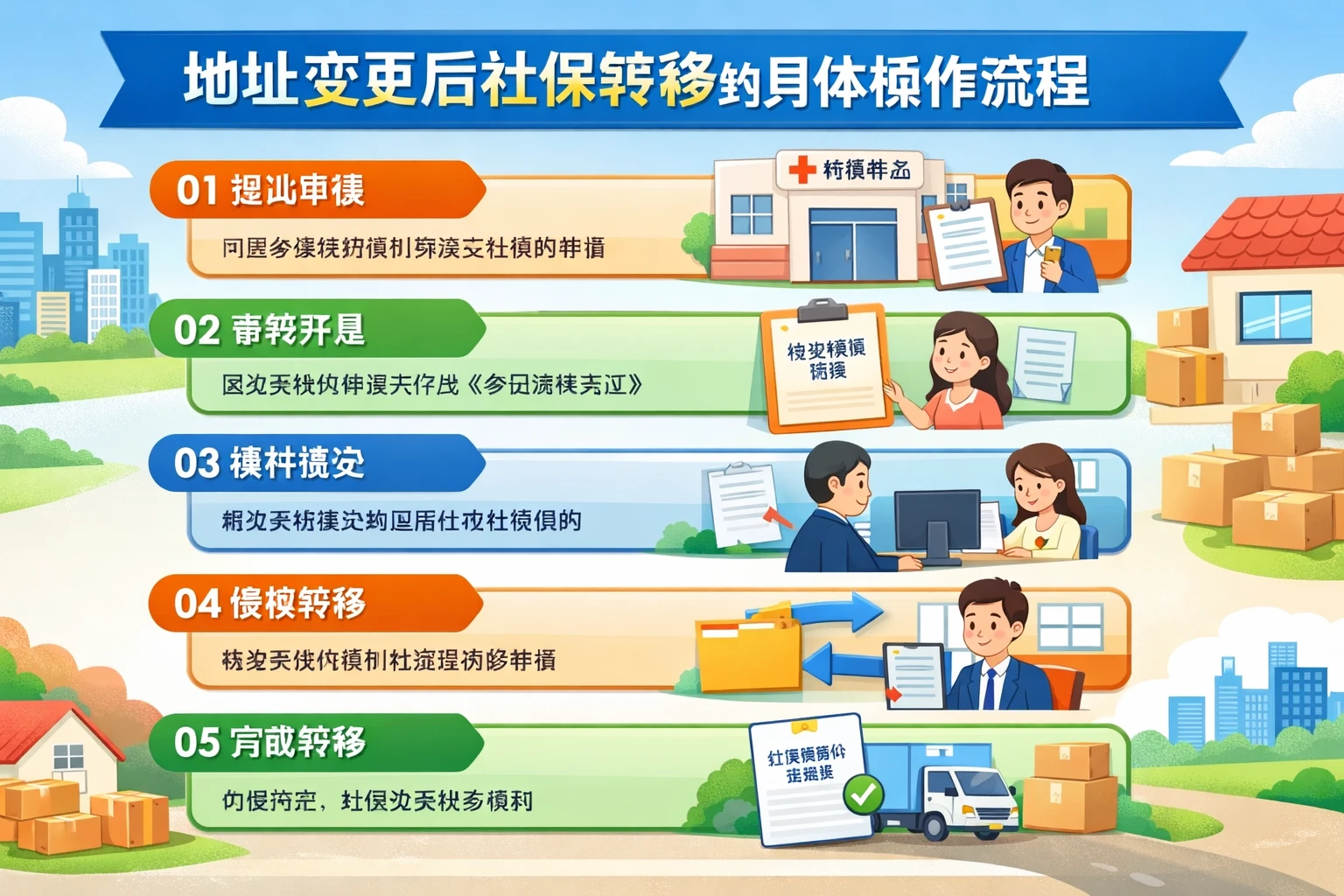 地址变更后社保转移的具体操作流程