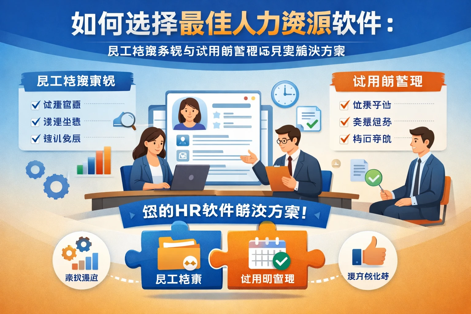 如何选择最佳人力资源软件：员工档案系统与试用期管理的完美解决方案