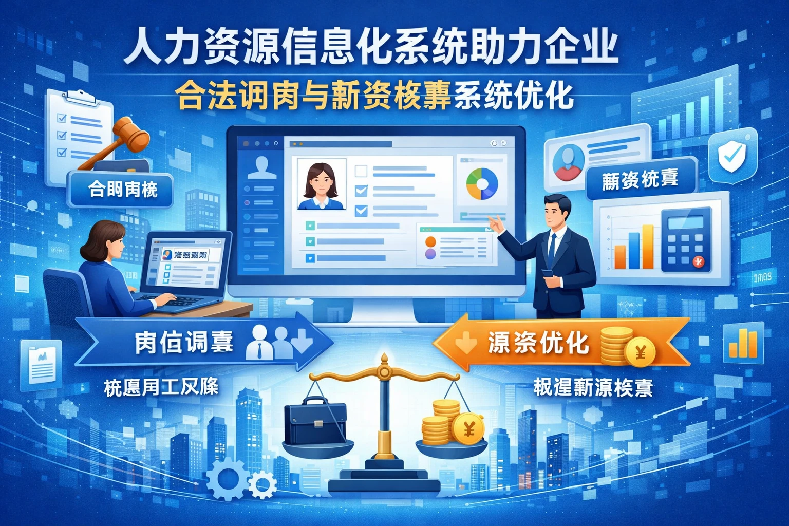 人力资源信息化系统助力企业合法调岗与薪资核算系统优化