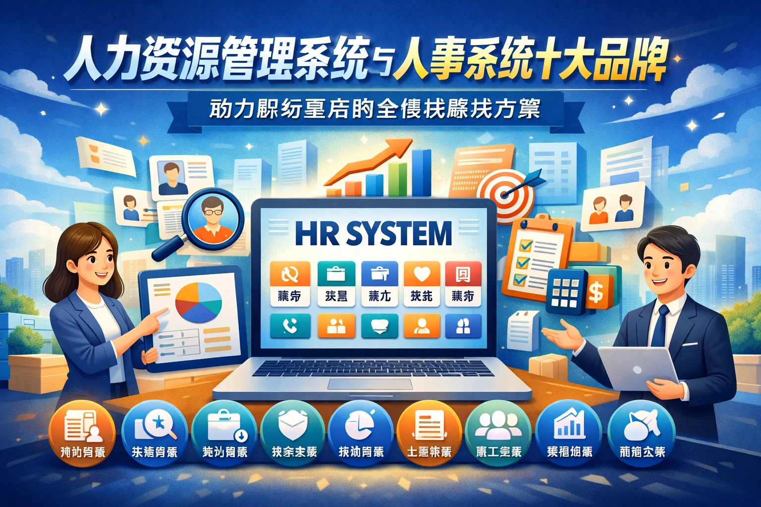 人力资源管理系统与人事系统十大品牌全解析：助力职场重启的全模块解决方案