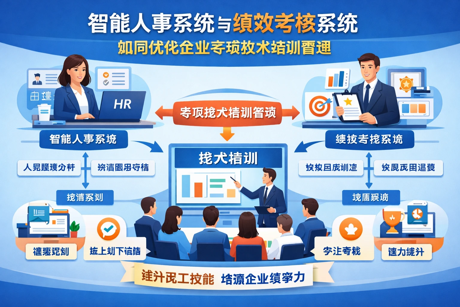 智能人事系统与绩效考核系统如何优化企业专项技术培训管理