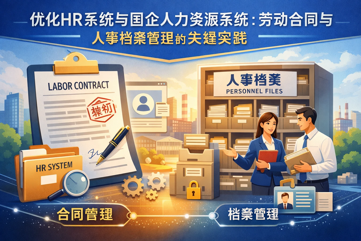 优化HR系统与国企人力资源系统：劳动合同与人事档案管理的关键实践