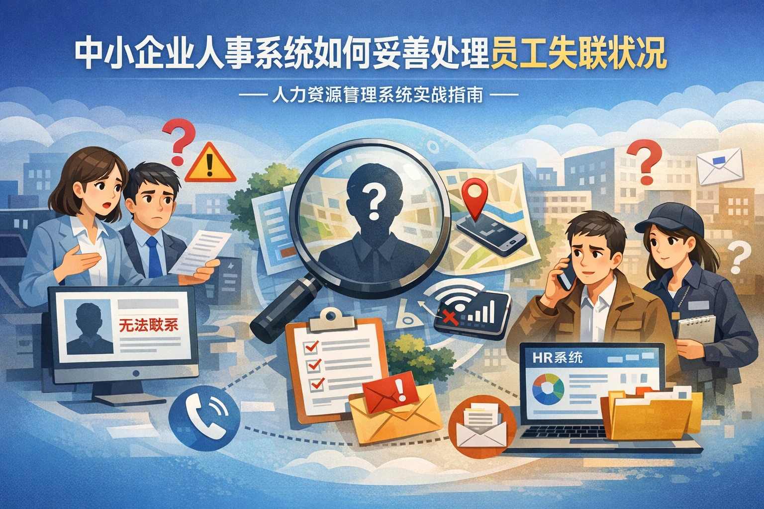 中小企业人事系统如何妥善处理员工失联状况——人力资源管理系统实战指南